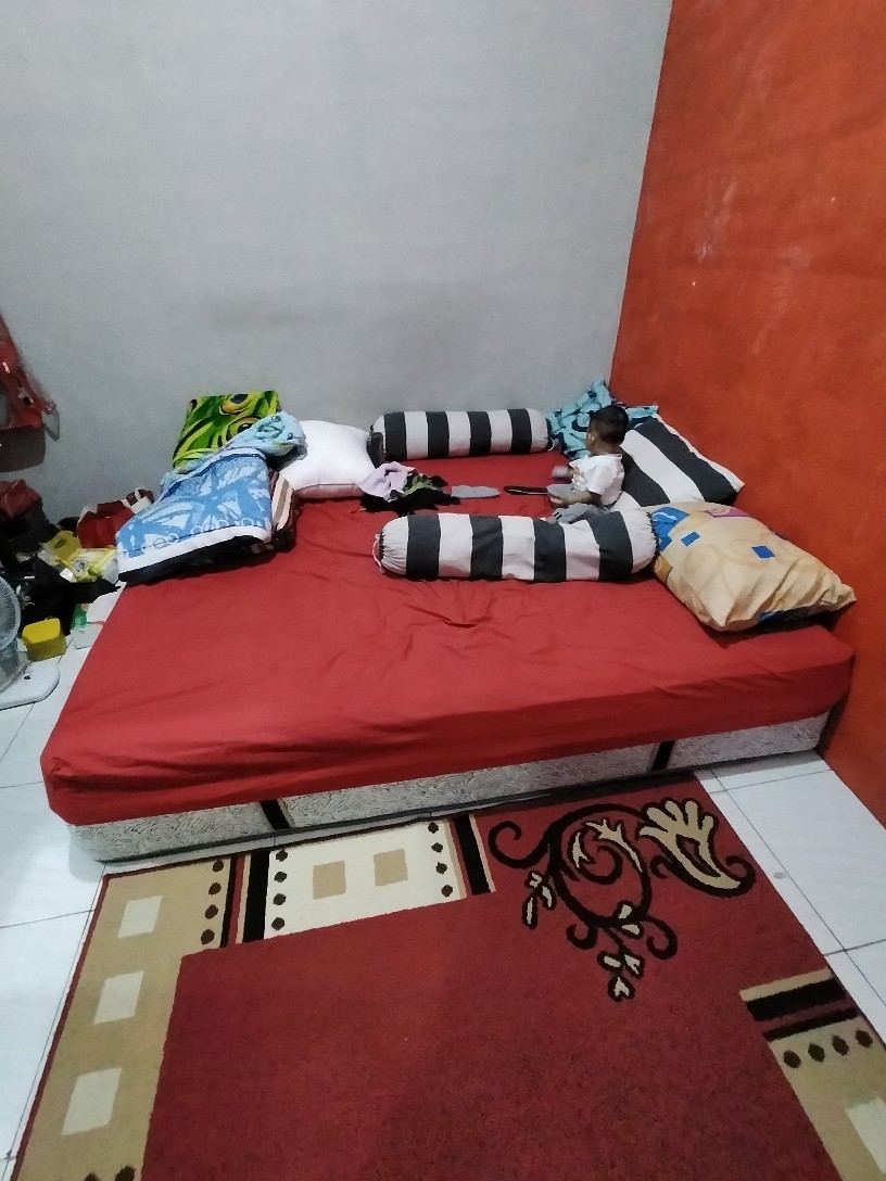 Kasur Springbed Central Deluxe Dominic Pocket Plush Top + Pillow Top 90-200 Cm X 200 Cm