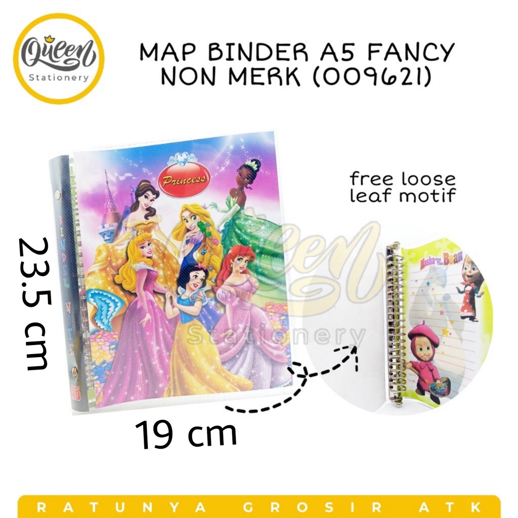 

1 PCS MAP BINDER A5 FANCY NON MERK / BUKU BINDER / MAP LOOSE LEAF (009621)