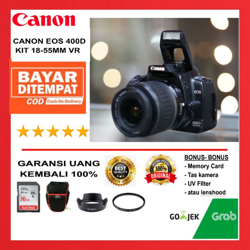 Kamera Canon Eos 400d kit 18-55mm / Canon 400d kit 18-55mm