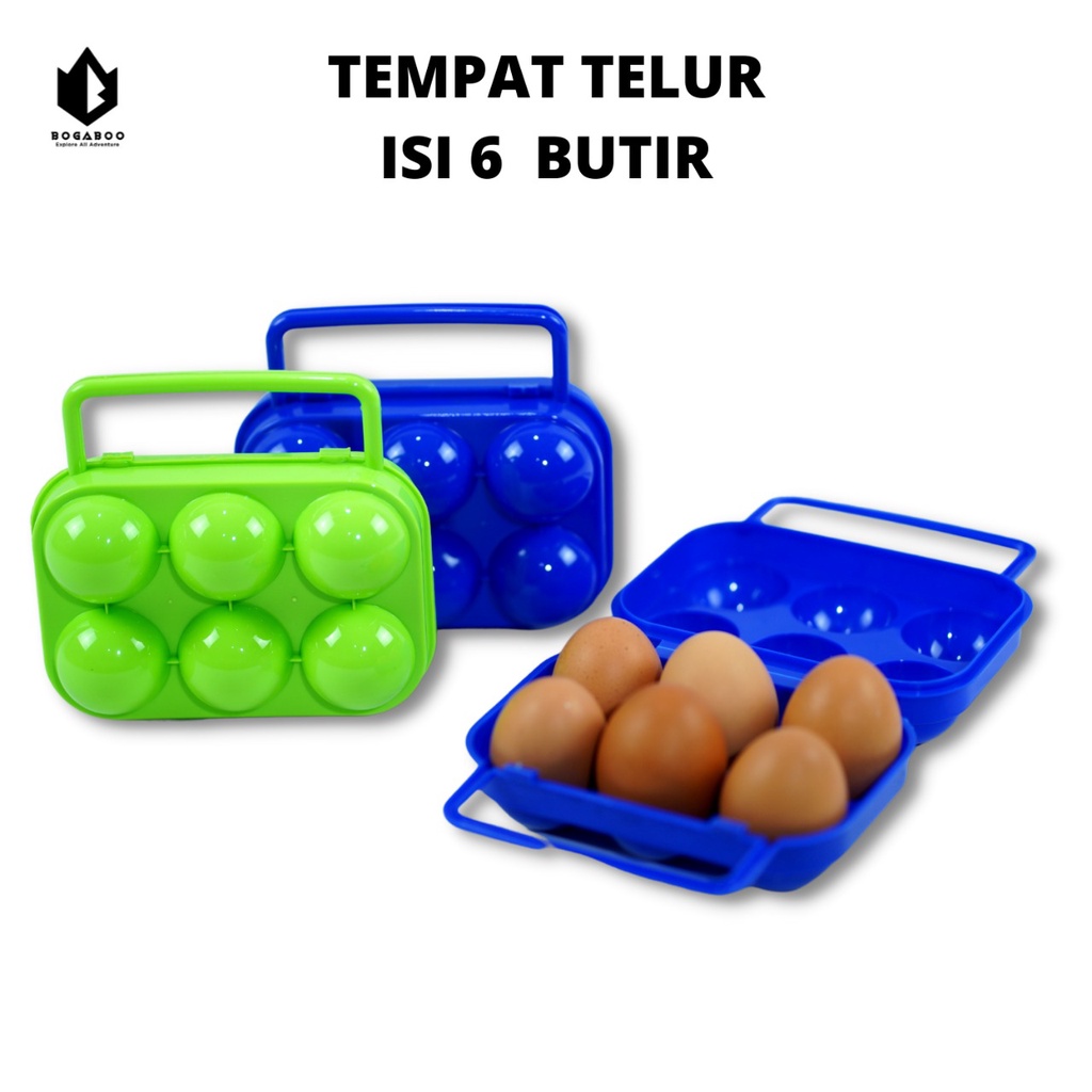 Tempat Telur Isi 6 - Egg Holder - Penyimpanan Telur