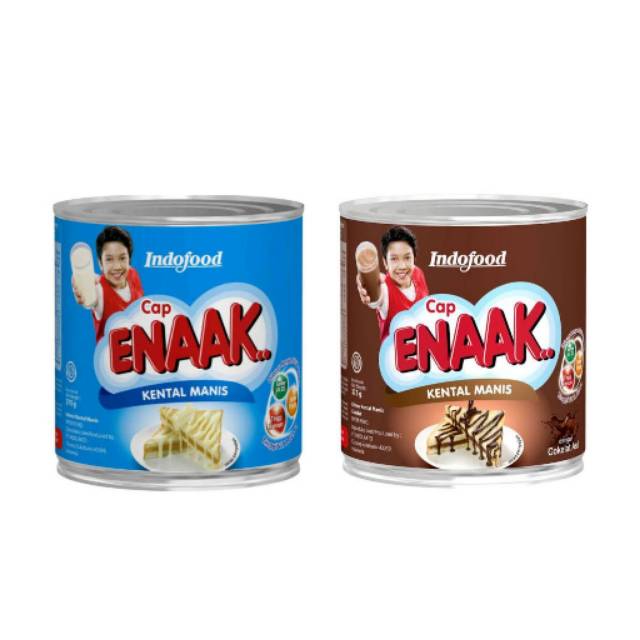 

Susu Kaleng Cap Enak Putih / Cokelat