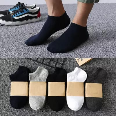 TOKO KL | ( PAKET 3 PASANG ) KAOS KAKI PENDEK MATAKAKI POLOS / ANGKLE SOCKS PRIA WANITA DEWASA BAHAN LEMBUT TERMURAH TERLARIS