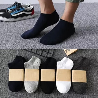 k 001 kaos kaki pendek semata kaki polos pria wanita dewasa unisex
