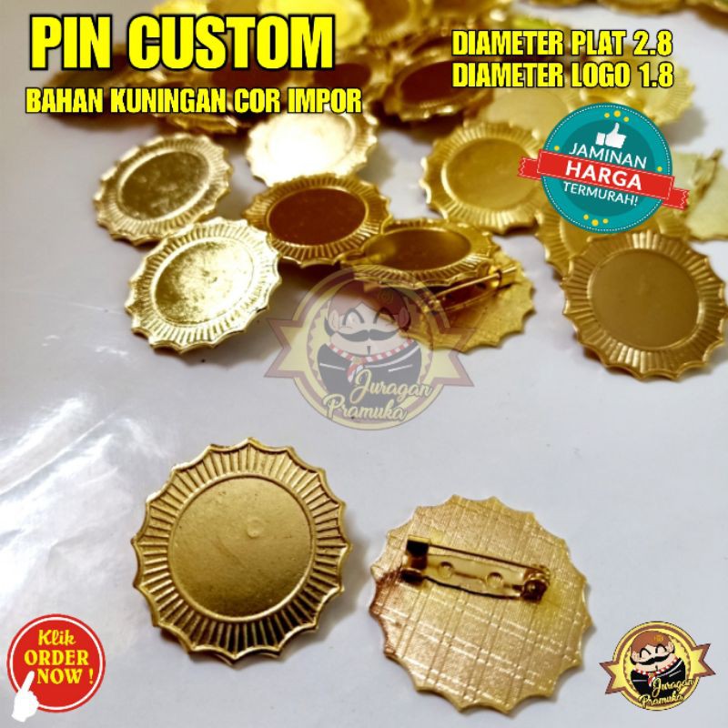 PIN CUSTOM PLAT COR all VARIAN ( CUSTOM )