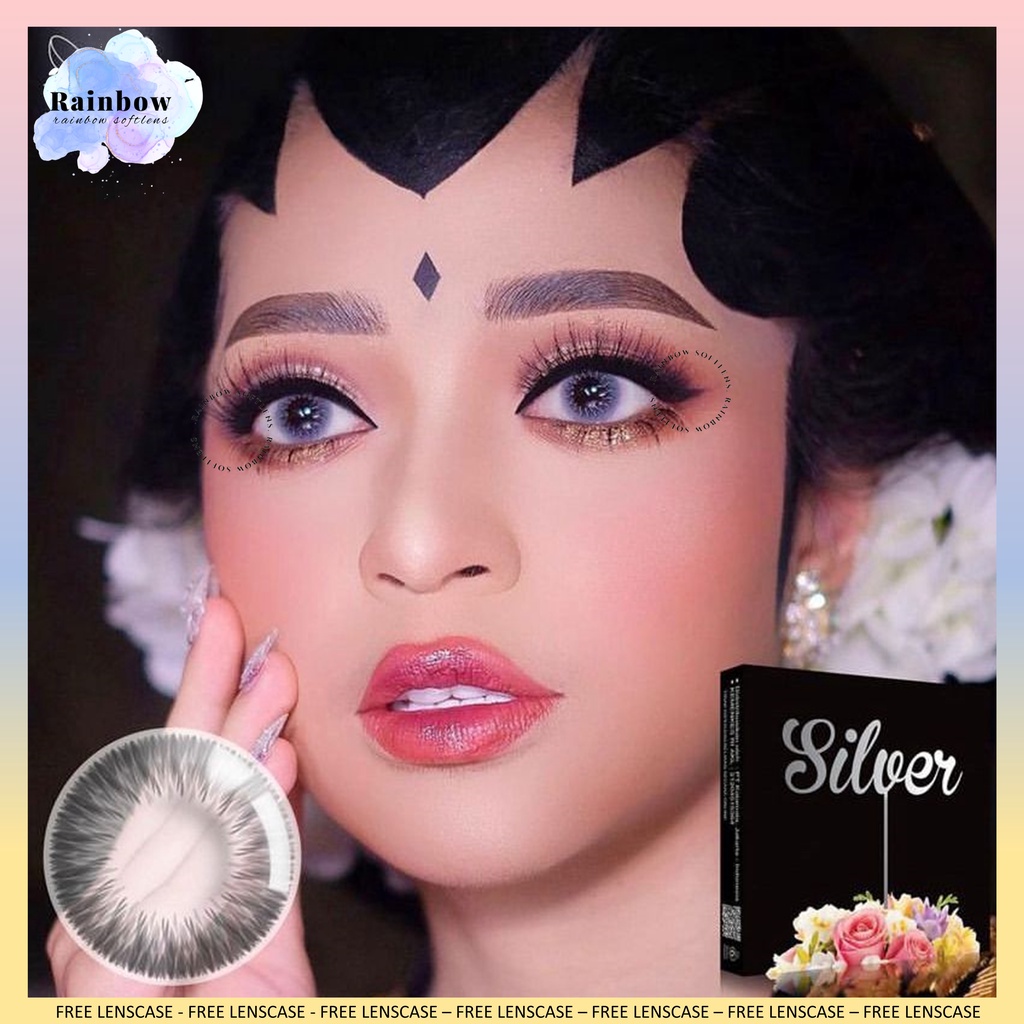 [COD} SOFTLENS ICE SILVER NORMAL &amp; MINUS (-0.50 SD -3.00) DIAMETER 15MM