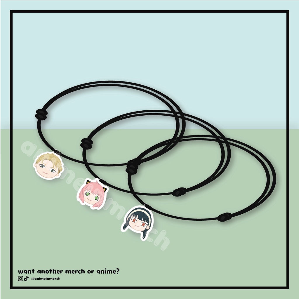 Gelang Anime Spy x Family - Charm Anime Spy x Family