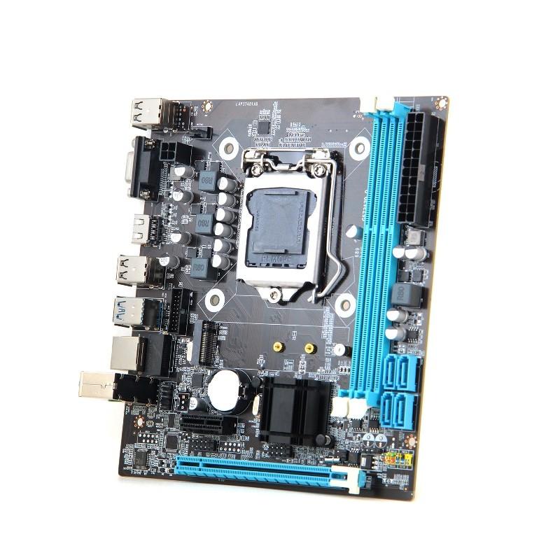 MOTHERBOARD INTEL H81 LGA 1150 FAST WITH SLOT SSD M2 NVME SUPPORT PROCESSOR GEN 4 (HASWELL) RAM DDR3 UP TO 16GB - TEKNO KITA