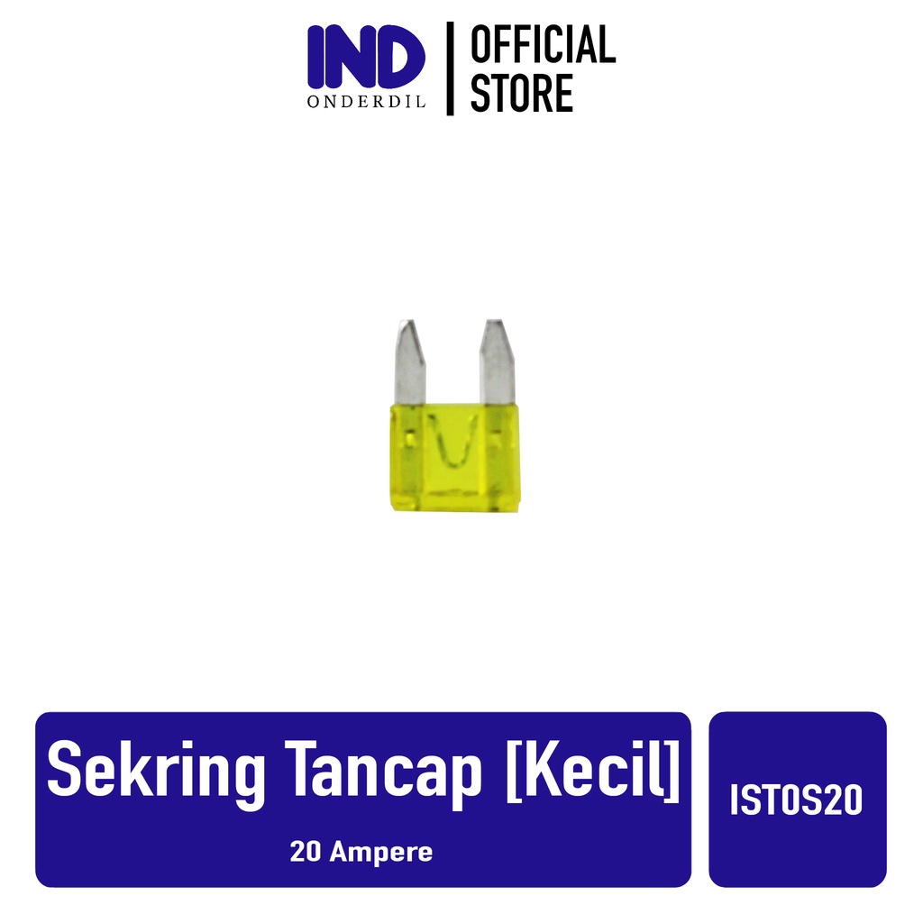 Sekring/Sikring Tancap/Fuse Blade Kecil 20 Ampere / 20 A