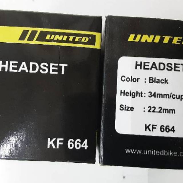 headset sepeda united standar