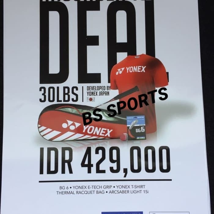 RAKET BADMINTON RAKET YONEX ARCSABER LIGHT 15i ORIGINAL