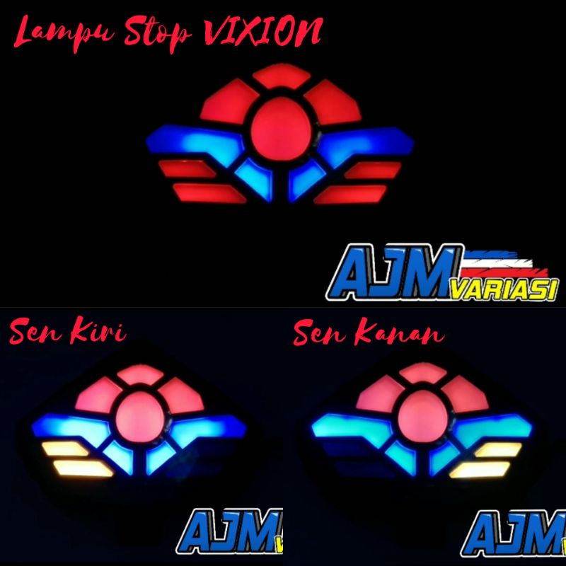 Stop Lamp Vixion Lampu Variasi Stop Led Plus Sein Sen Belakang Vixion New Lampu Stop Motor
