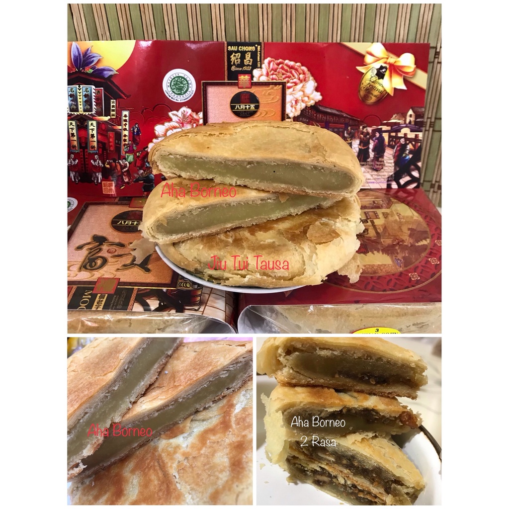 

Kue Bulan Sau Chong Singkawang 2pcs Uk Kecil No 2 - La Pia - Jiu Tui - Pok Khok Piang - Bakpia