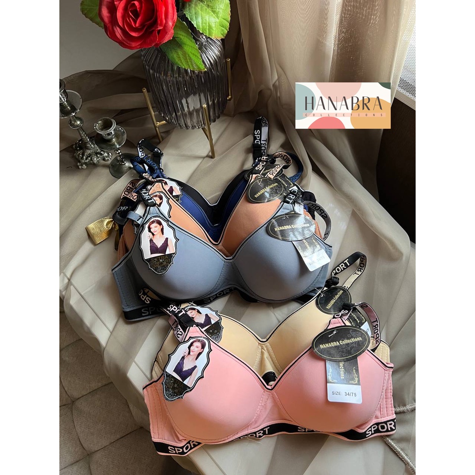 BRA/BH Tanpa Kawat Wanita Cup B I HANABRA 112