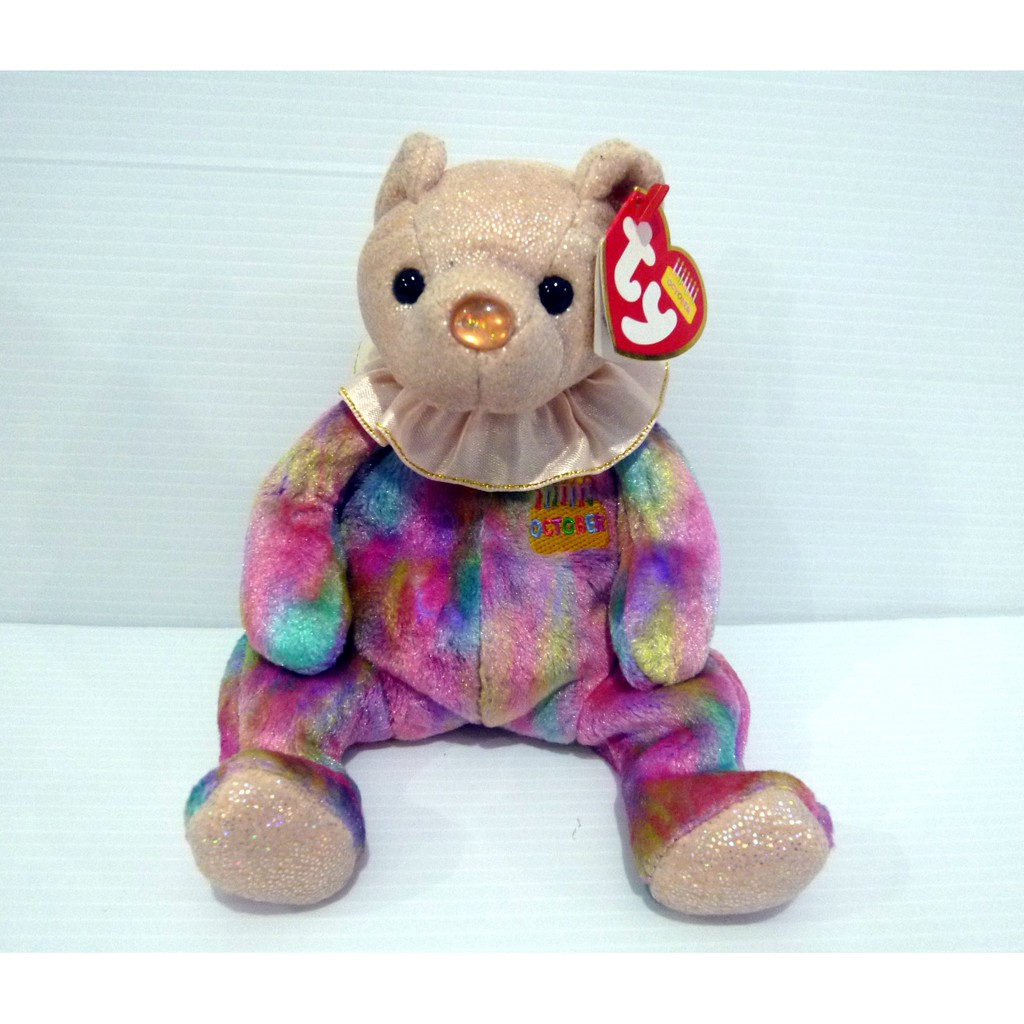 Boneka Teddy Bear Original TY Birthday Bear October
