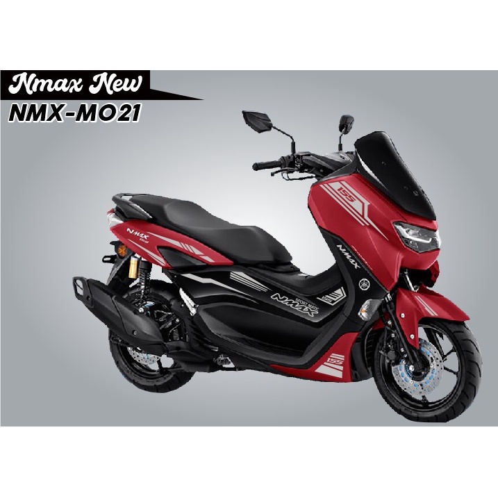 "CUTTING STIKER NMAX NEW BODY MERAH CODE NMX-M021| STIKER NEW NMAX 155 MURAH"