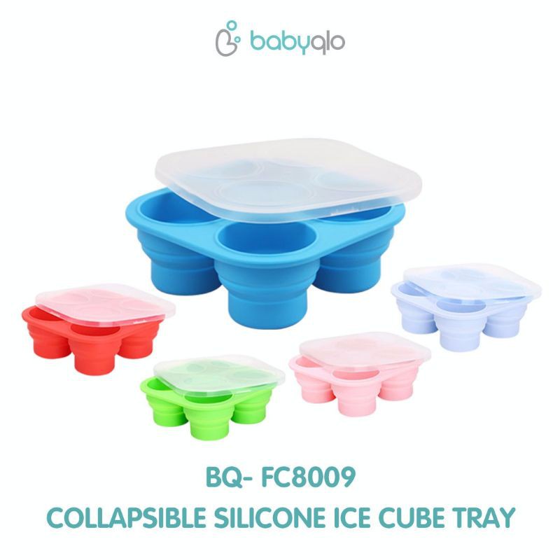Tempat makan/Gelas Lipat Babyqlo Collapsible Ice Cube Tray ( FC8009 )