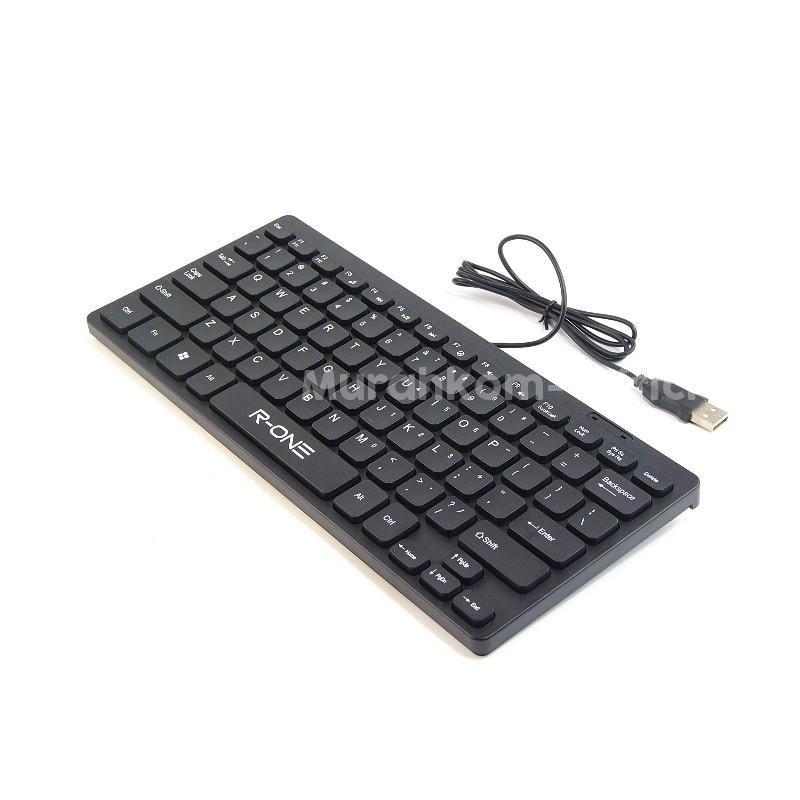 KEYBOARD USB MINI R-ONE 1602 KEYBOARD MINI MURAH R-ONE R1602 KEYBOARD LAPTOP PC KOMPUTER ANDROID