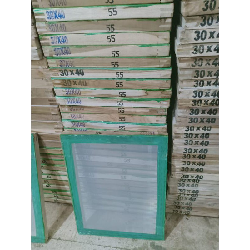 

SCREEN SABLON 30x40 T.48,54/55,T.61,T.77,T.90 (PUTIH)