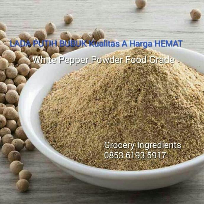 

White Pepper Powder Food Grade Harga Hemat 100Gr / Lada / Merica Bubuk