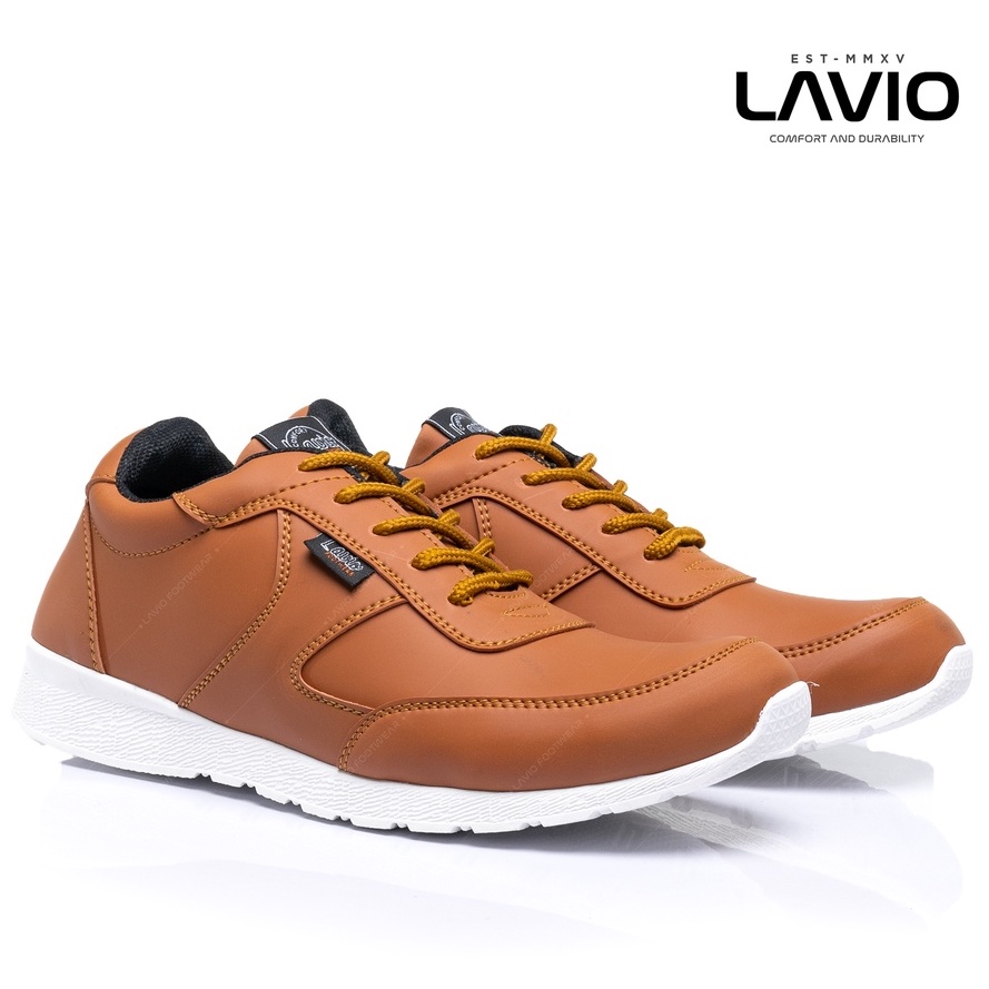 Lavio Sepatu Sneakers Safety Cowo Kekinian Ujung Besi Lexa Terbaru 2022