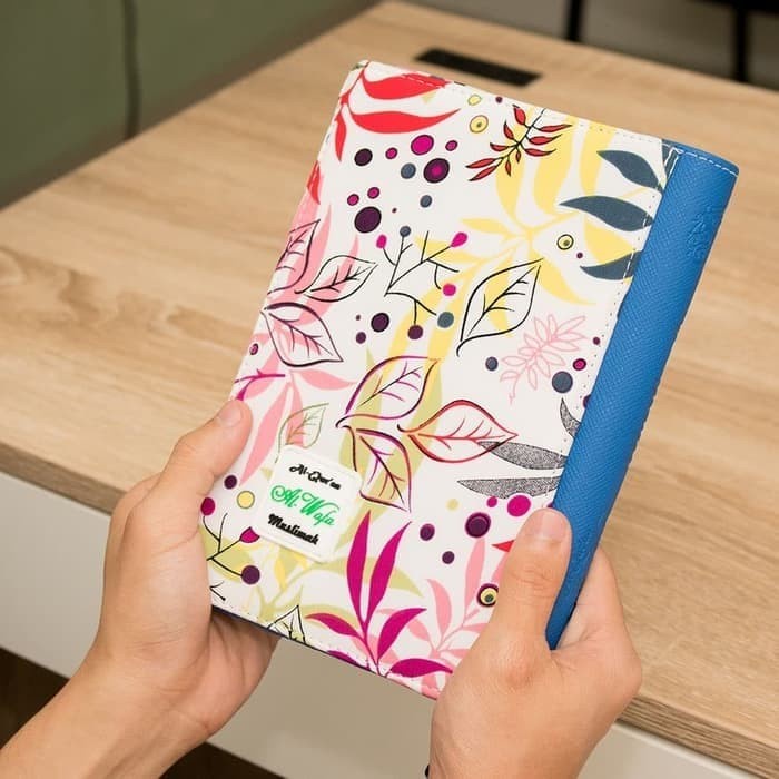 Alquran Alwafa A5 Muslimah Resleting / Quran Wafa bunga 15 Baris