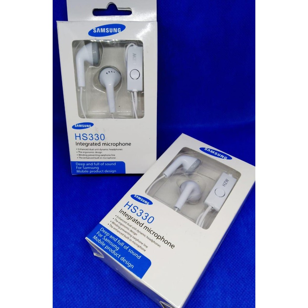 Handsfree Earphone HS330 Hzw + paking kertas super bass