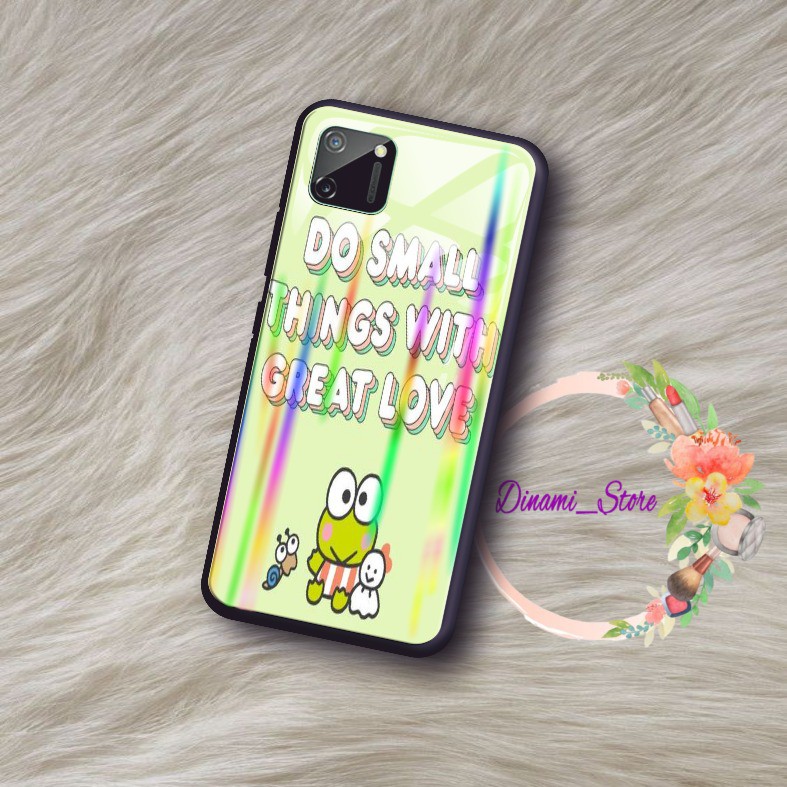 back case glass aurora Keroppi samsung Samsung J2prime G530prime A01 CORE A20 A30 A20s A50 DST297