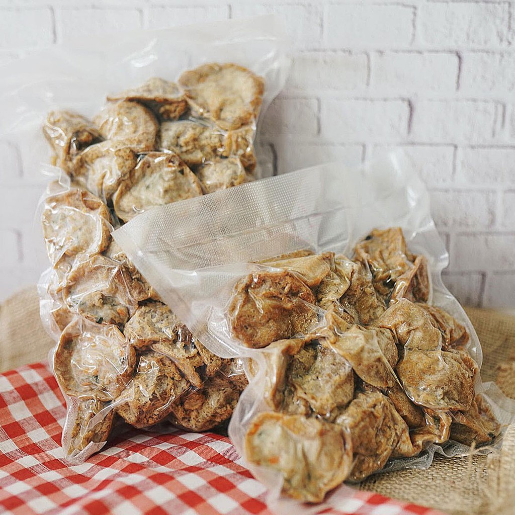 

Tahu walik aci frozen siap goreng isi 10 pcs plus bumbu khas Garut/keripik tahu pong