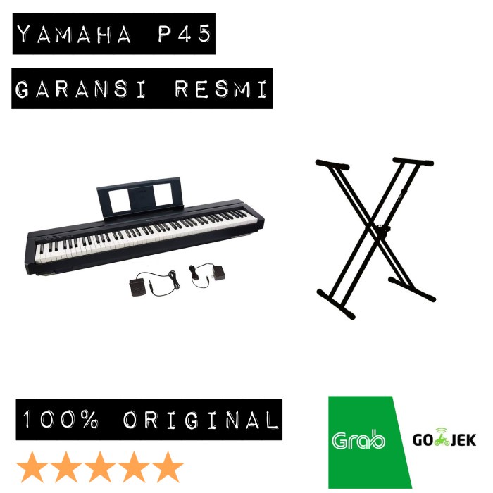 {AudioStore} Yamaha Piano P-45 / P45 / P 45 digital piano Murah