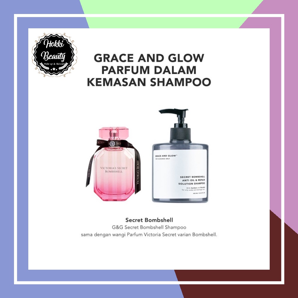 Grace and Glow Secret Bombshell Anti Oil and Repair Solution Shampoo - AMETHYST