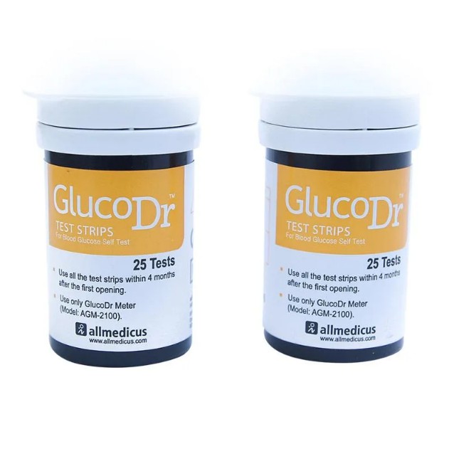 Strip Gula Darah Dr Biosensor Glucouse Agm 2100 Isi 50 Pc Refil