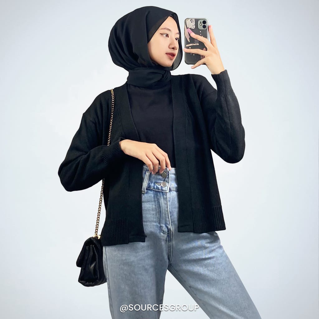 Tq88indonesia Fashion Cardigan Rajut Wanita Terbaru / Rajut Binance Outer Cardigan / Baju Luaran Cewek / Outer Rajut / Cardi Rajut / Ootd / Cardigan Polos