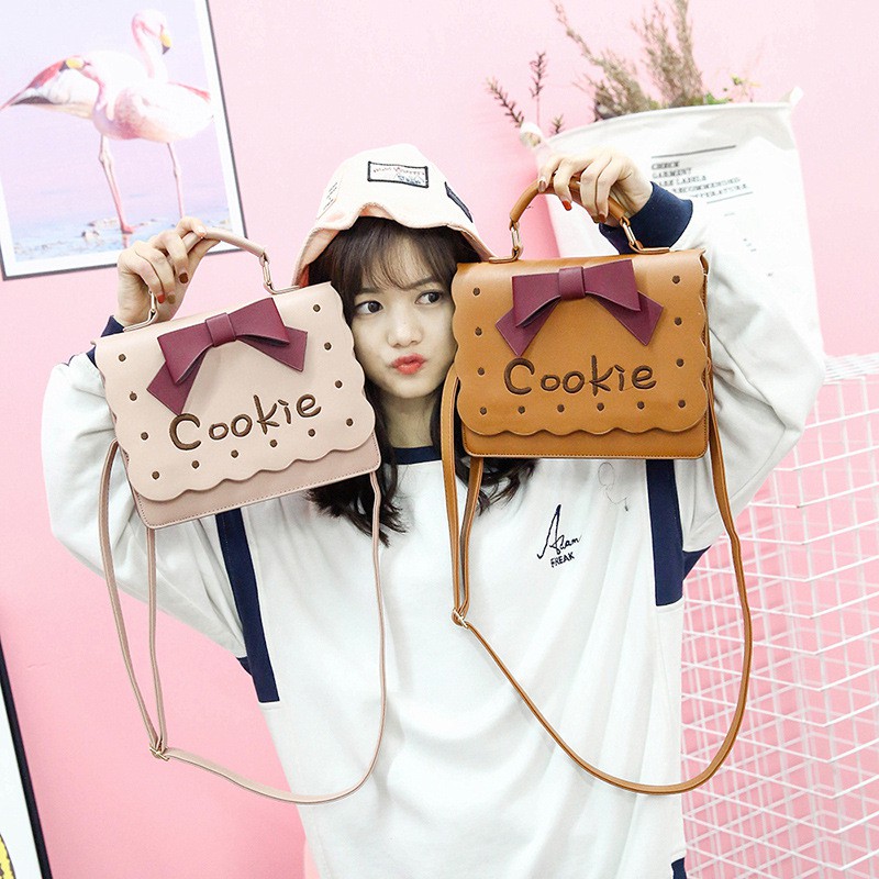 BV-01 tas selempang jepang japan bentuk kue cookies biscuit biskuit lolita kotak