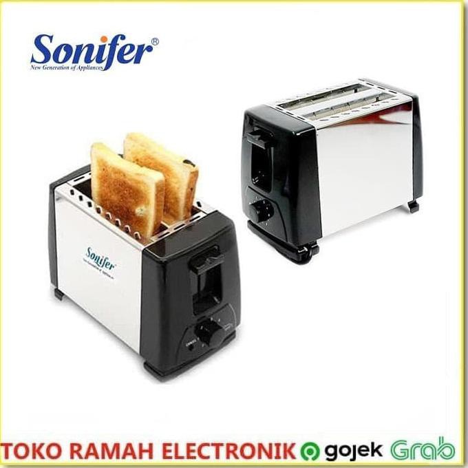 Sonifer Toaster SF-6007 - Pemanggang Roti Tawar / Roti Otomatis Loncat