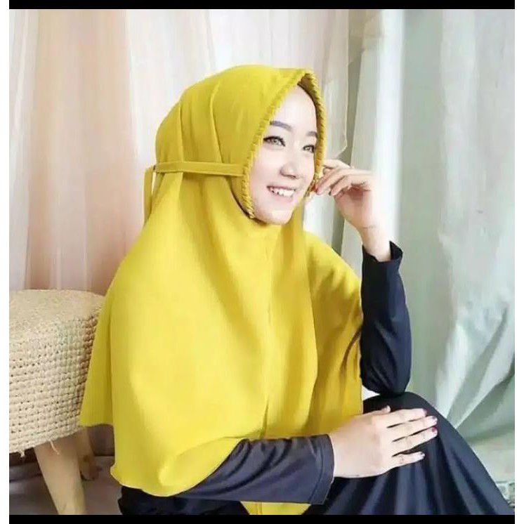 Bergo instan jilbab maryam lipit