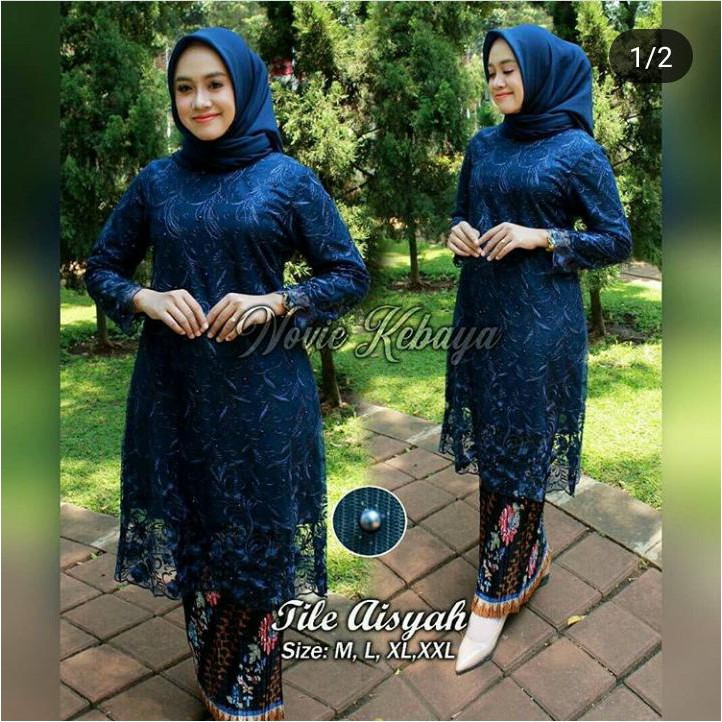 stelan kebaya tille aisyah new