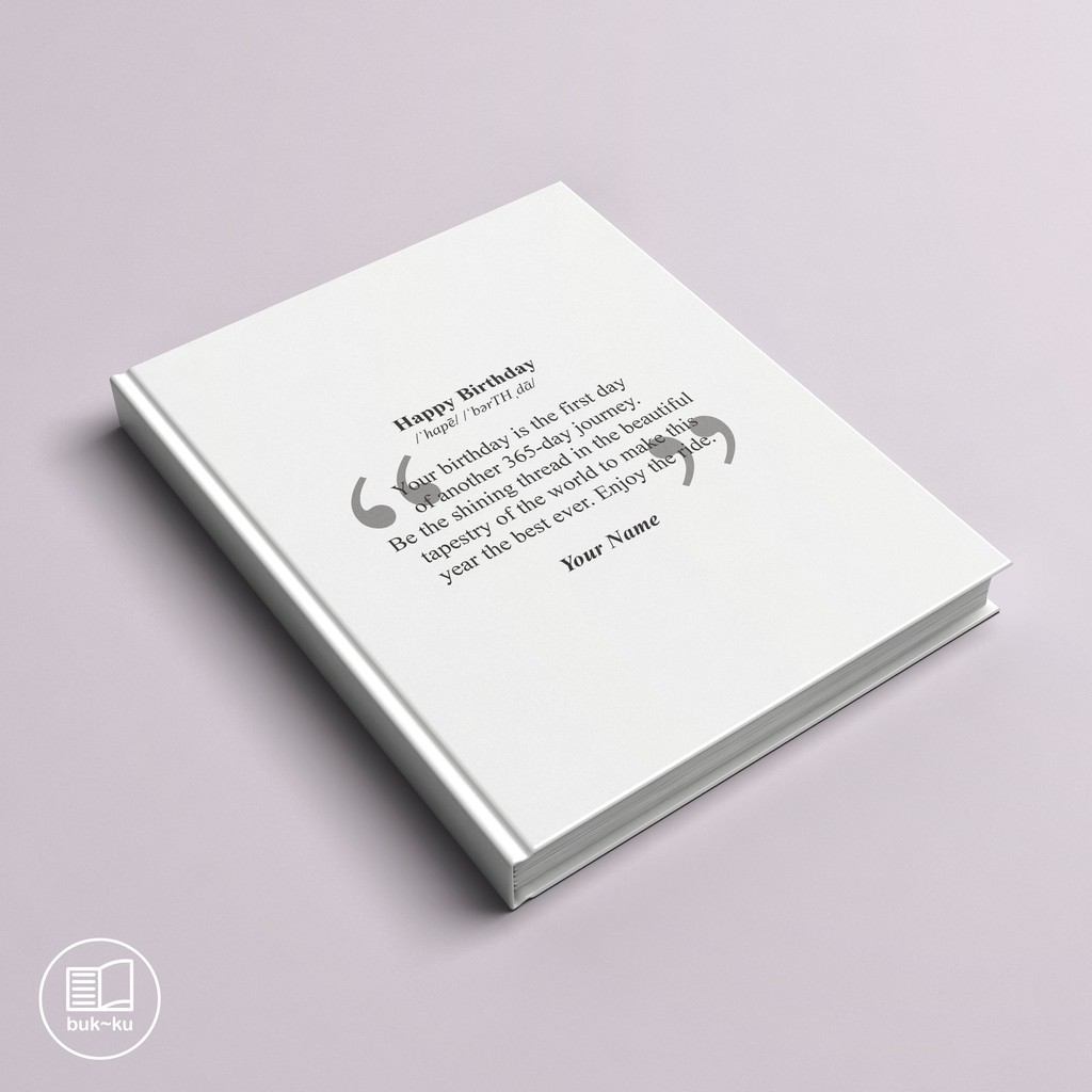 

Terlaris ✨ - Notebook custom quote catatan buku agenda notes3.1.23