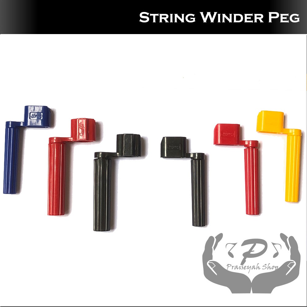 String Winder Pemutar Senar Gitar Tuning Peg Puller Bridge Dryer