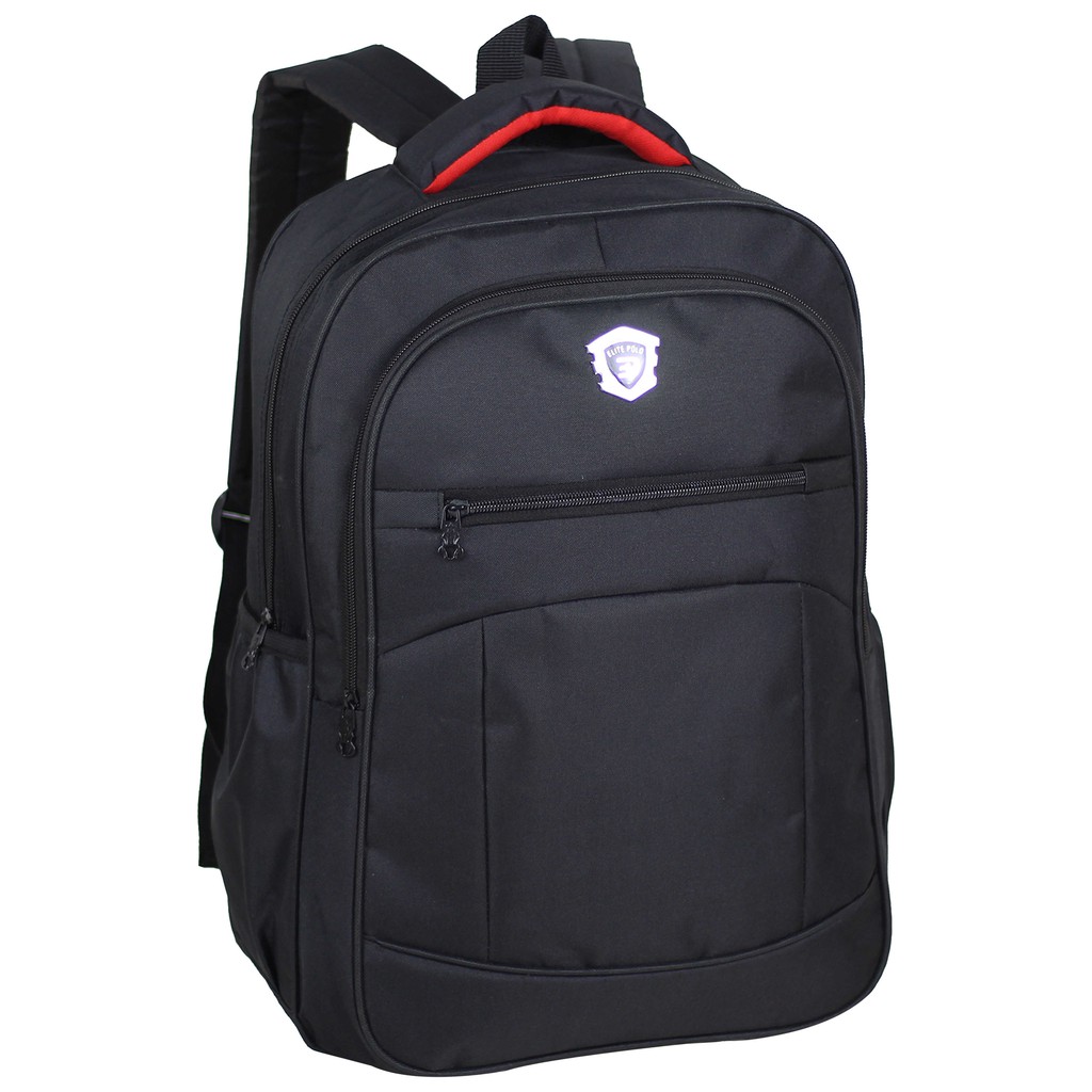 Tas Ransel Elite Polo Sekolah SD SMP SMA Kuliah Kerja Kantor Pria Dinas Backpack Rangsel Punggung Backpack Anak SD SMP Muat Laptop 15 Inch termurah Tas POLO Pria Bahan Impor Jahitan Kuat Bonus Raincover