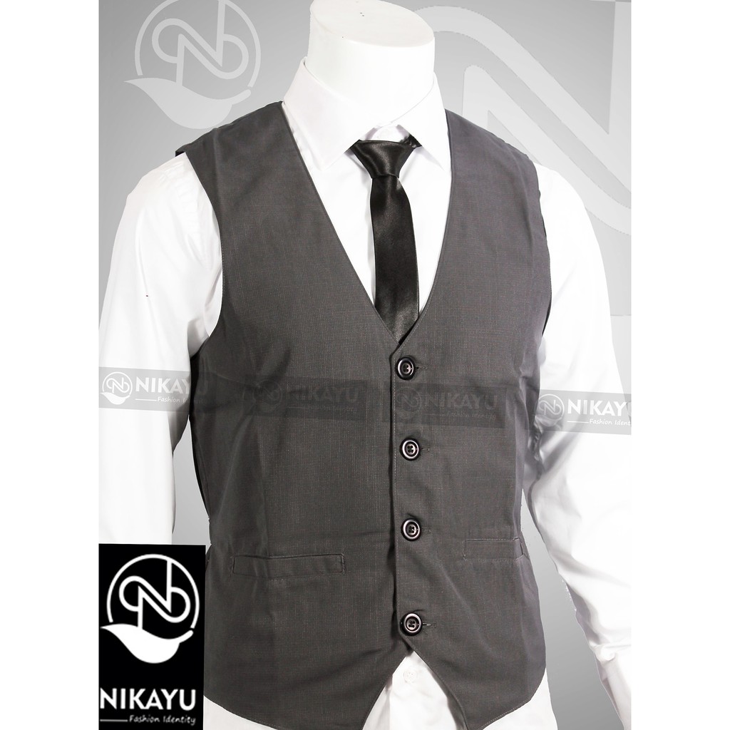 VEST SLIMFIT PRIA BAHAN SEMI WOOL GALIANO - ROMPI JAS PRIA PESTA PREMIUM MURAH BERKUALITAS ORIGINAL NIKAYU