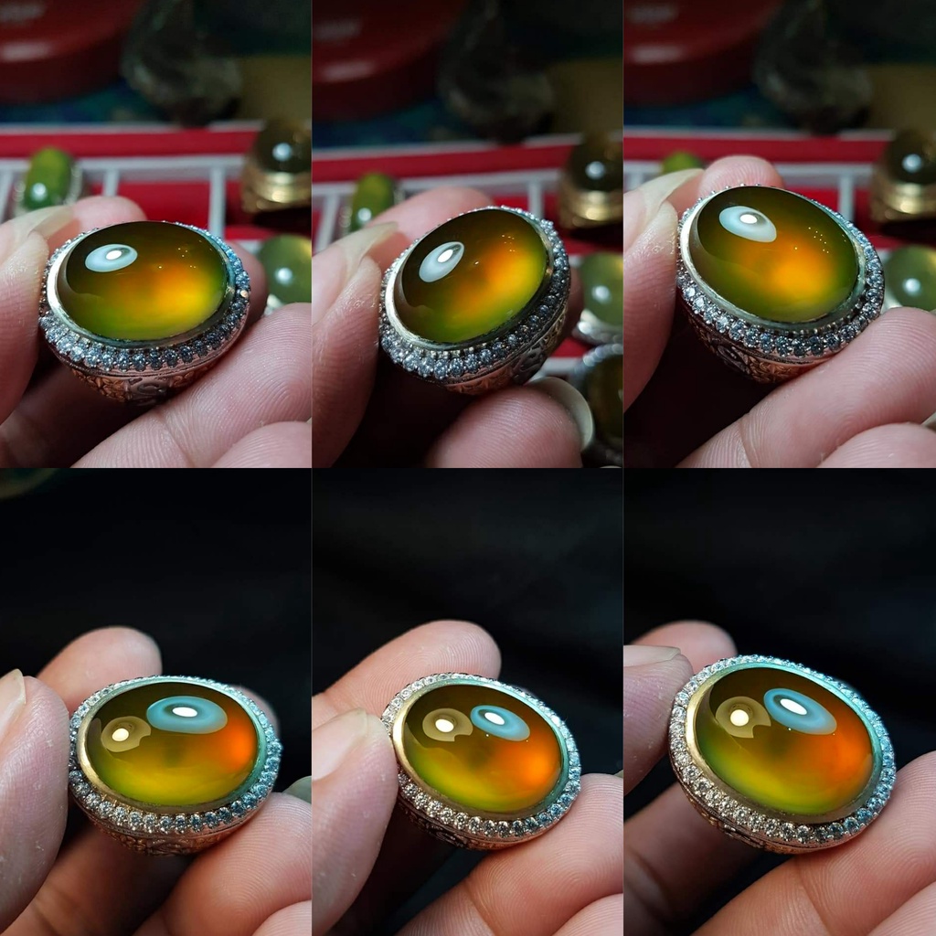 Batu Cincin Idocrase Solar Change color 1205