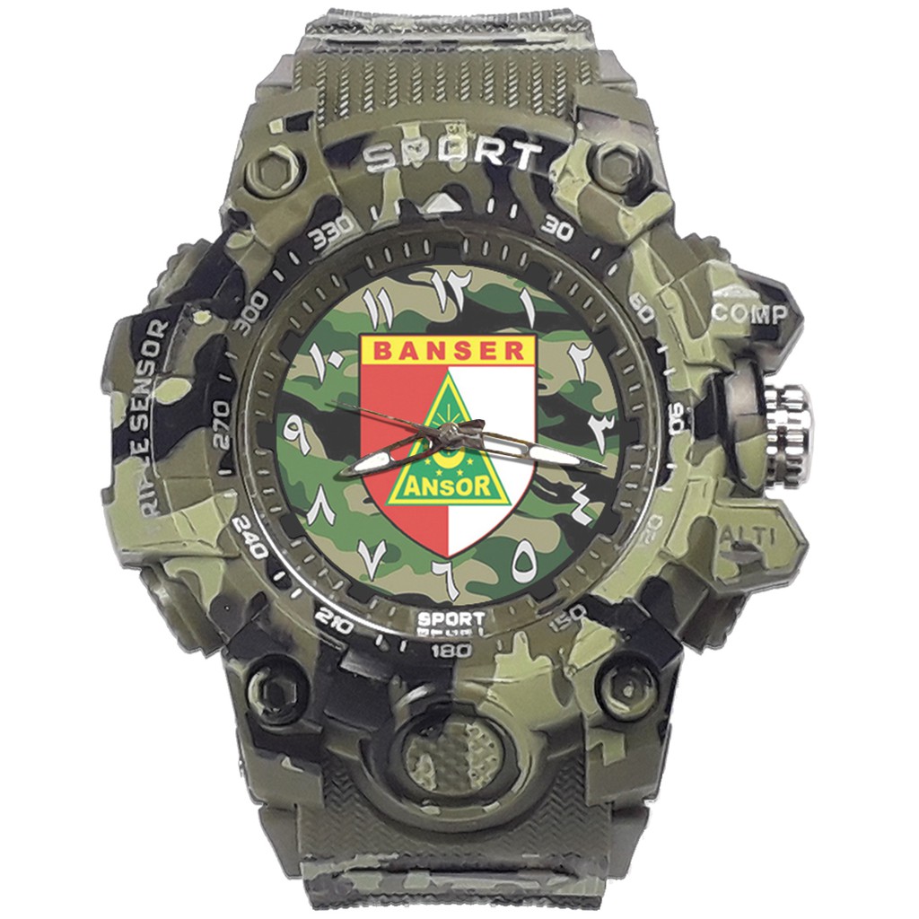 {Istimewa} Jam Tangan BANSER INDONESIA (Nahdlatul Ulama) - Water Resistant