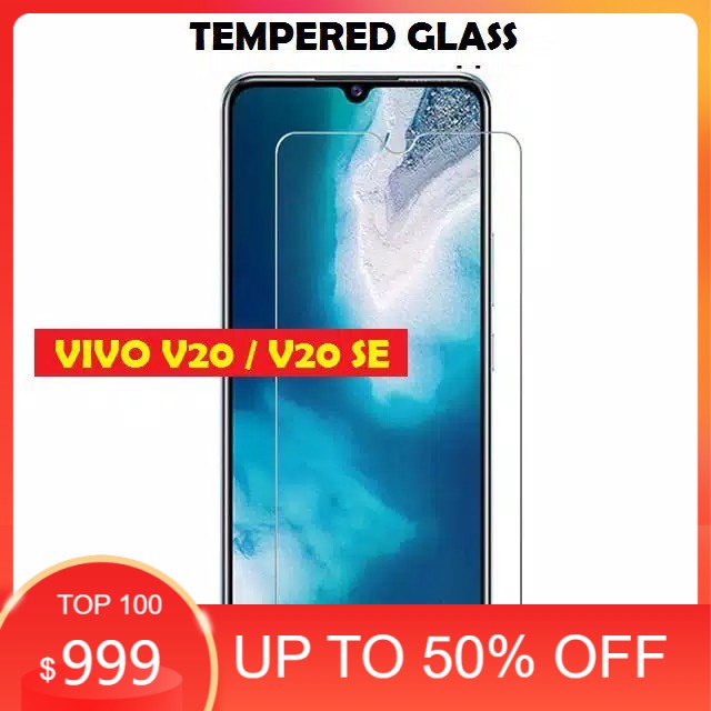 Tempered Glass Bening VIVO V20/V20 SE Full Glue Screen Guard Protector