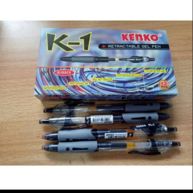 

Pulpen Kenko K-1 Retractable Gel Pen 0,5mm