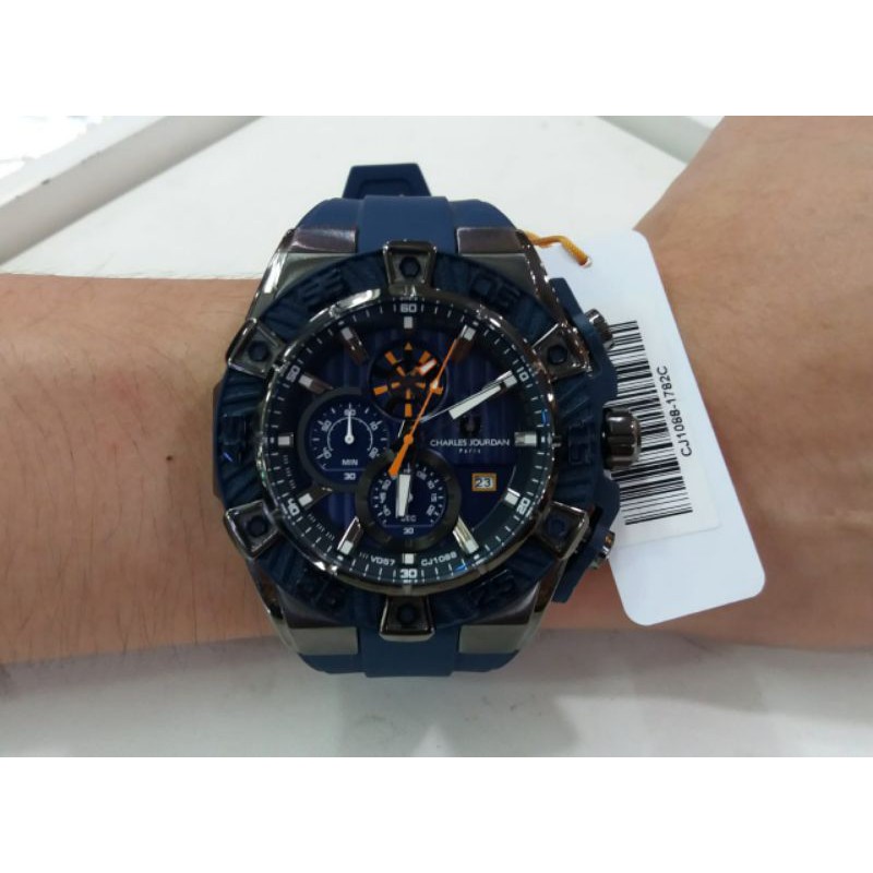 JAM TANGAN PRIA CHARLES JOURDAN CJ1088-1782C GARANSI RESMI INDO