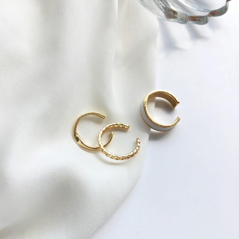 Set Cincin Adjustable Gaya Unik Untuk Perempuan