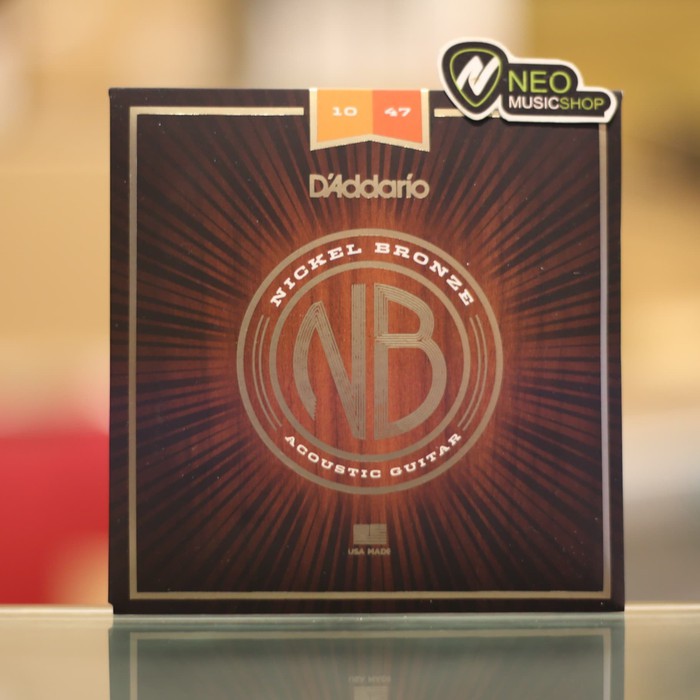 Senar Akustik D'Addario NB1047 Nickel Bronze string extra light Asli