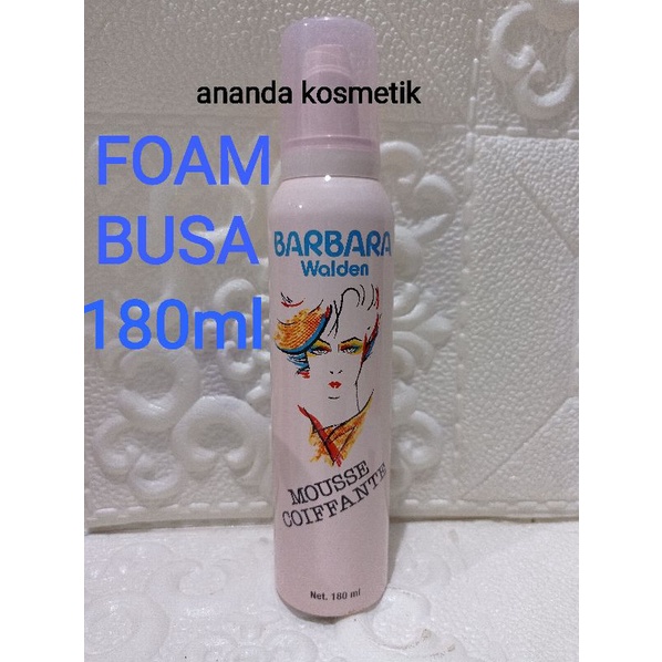 HAIRSPRAY BARBARA WALDEN FOAM 180ml pink - PENGERAS RAMBUT