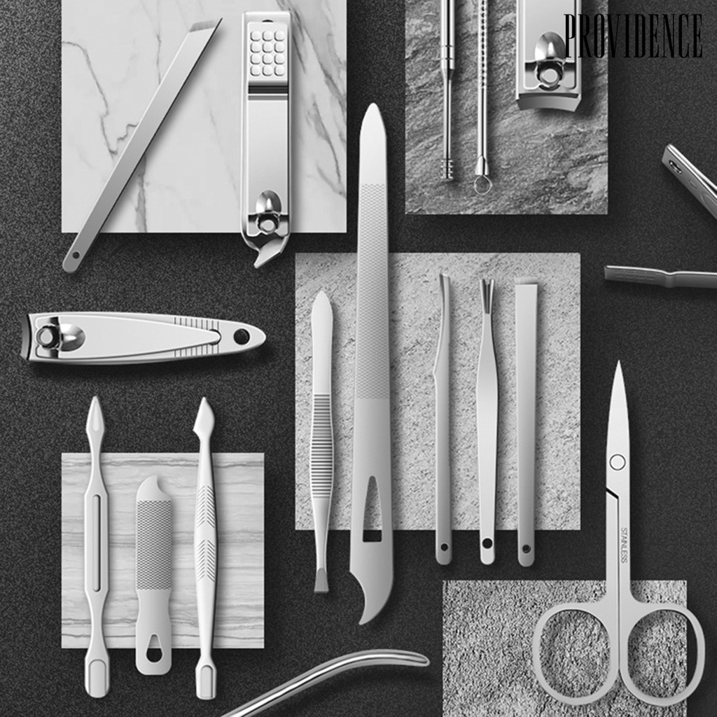 1 Set Alat Pemotong Kuku Bahan Stainless Steel Untuk Manicure Pedicure