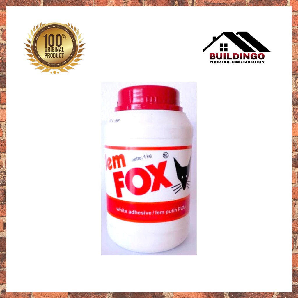 

LEM FOX PUTIH PVAc 500 GRAM BOTOL